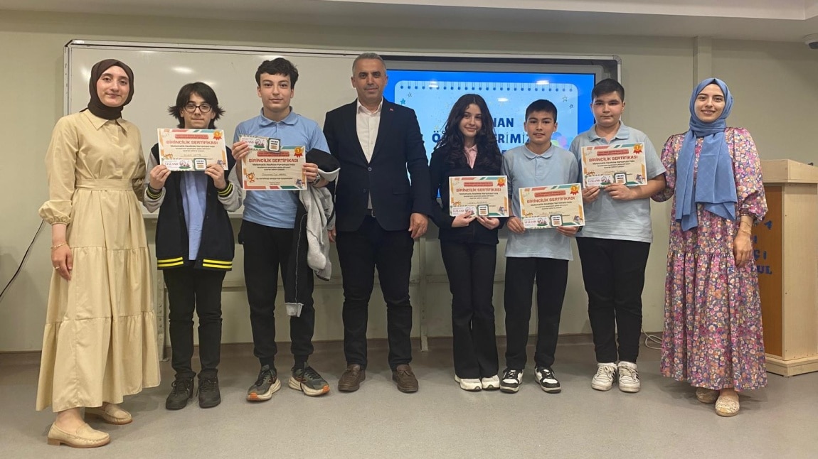 Matematik Resfebe Yarışmamamızı 7/E sınıfı kazandı. Kendilerini tebrik ediyoruz 